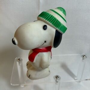 Peanuts Snoopy Skiing plastic‎ 6” item Vintage 1966 UFS